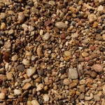 LIVING EARTH® PEA GRAVEL Pea Gravel, 3/8 in Particle, Brown/Gray/White