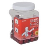 DiversiTech® Sentry™ RSC-RED-50K Locking Cap, 1/4 in, Red, For Use With: R-410 Refrigerants