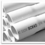 CRESLINE® PVCS403/4 Pressure Pipe, 3/4 in Nominal Pipe, 1.05 in OD, 10 ft, SCH 40, PVC
