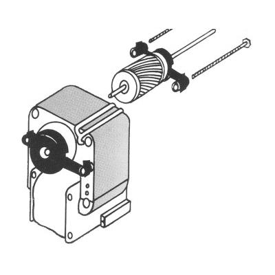 Acme Miami BB-700 Reversible Ball Bearing Motor, 115 V